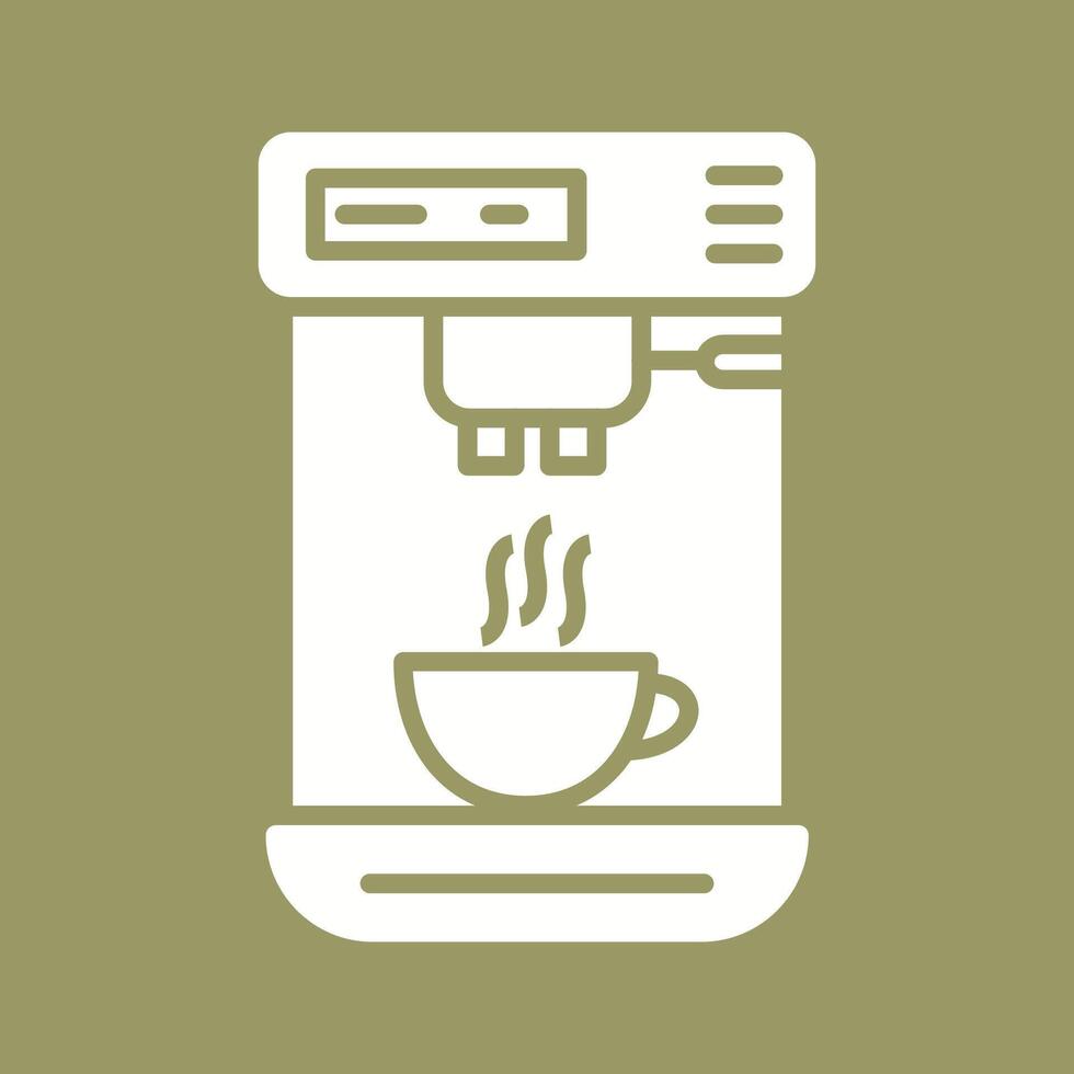 koffie machine ik vector icoon
