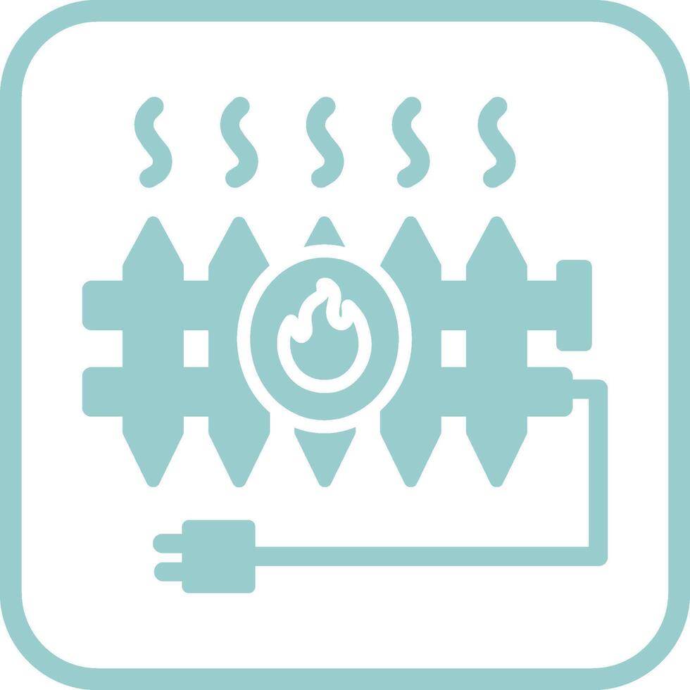 warmte radiator vector icoon
