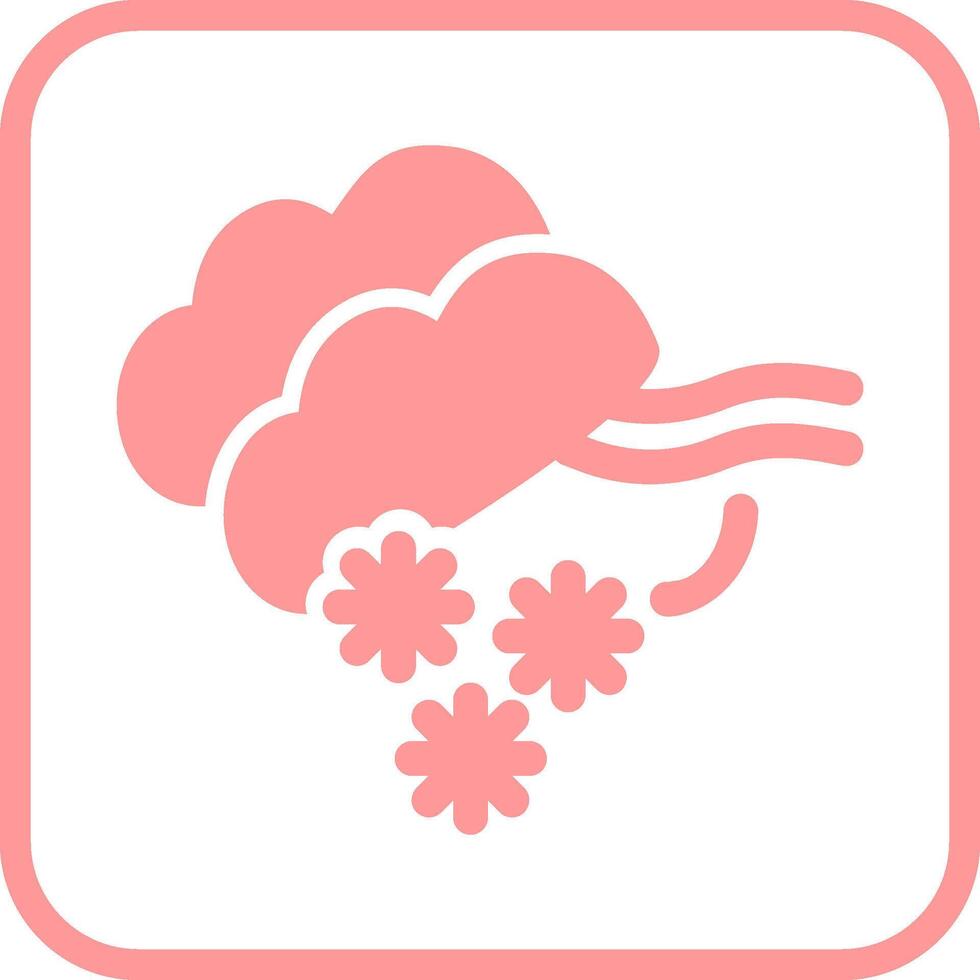 sneeuwstorm vector icoon