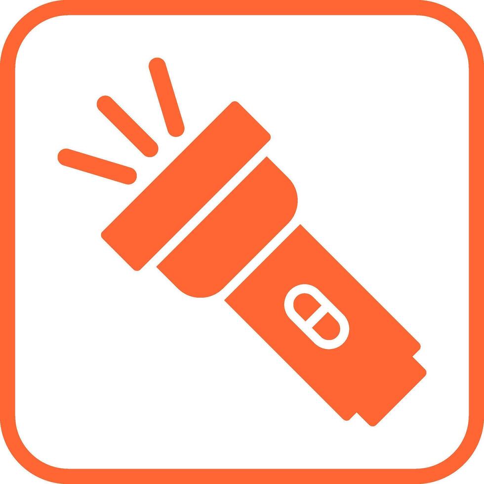 zaklamp vector pictogram