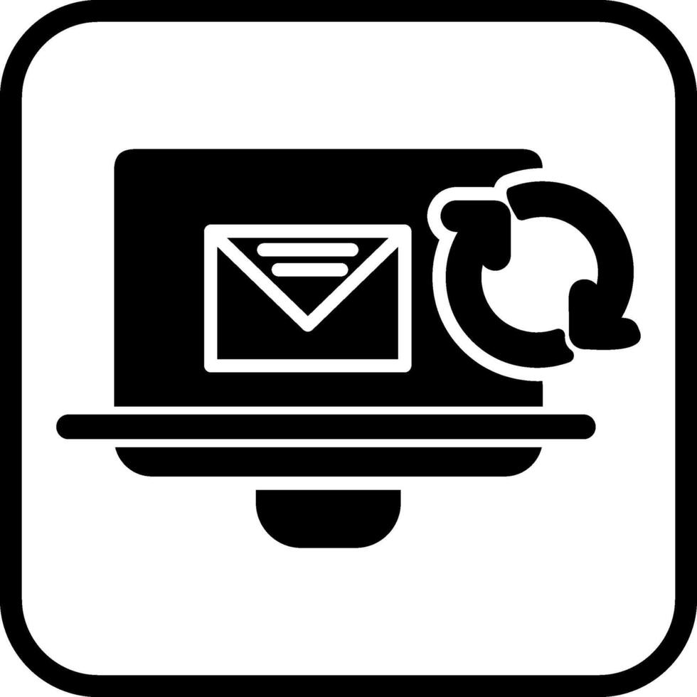 vernieuwen mail vector icoon