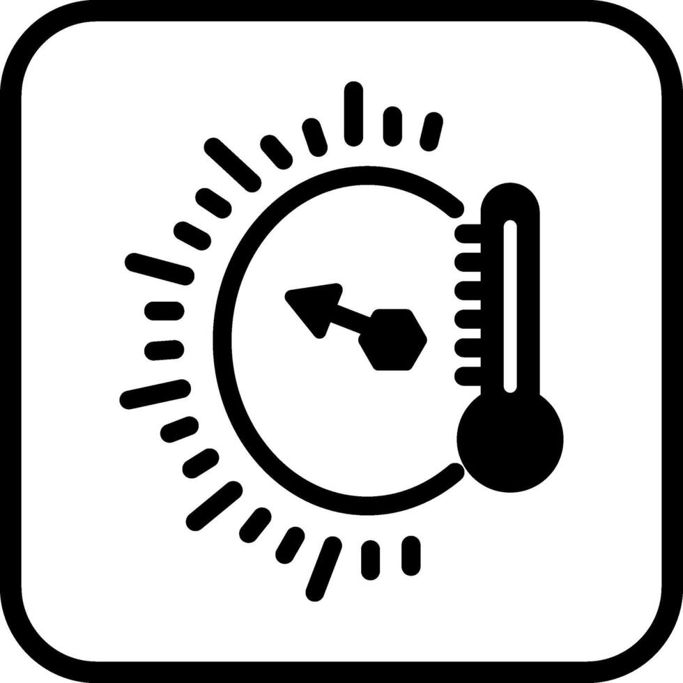 temperatuur indicator vector icoon