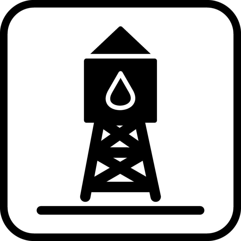 water toren vector icoon