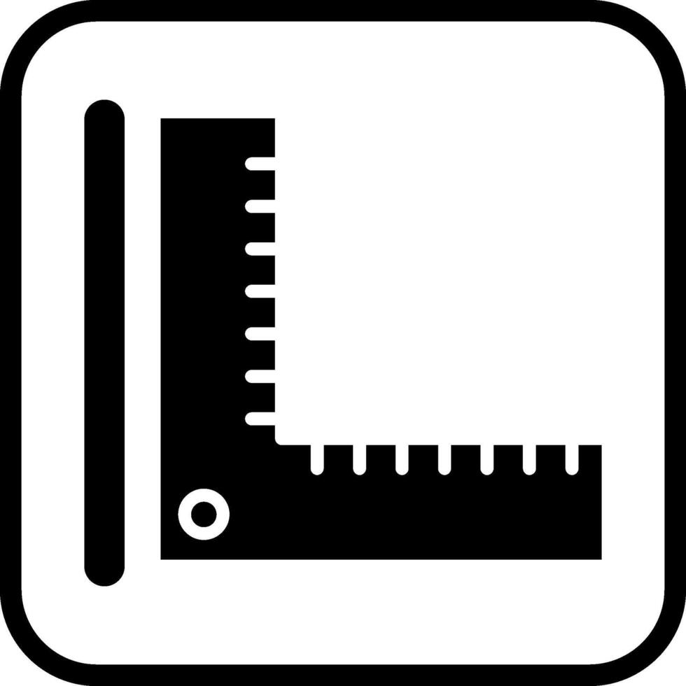 liniaal vector pictogram