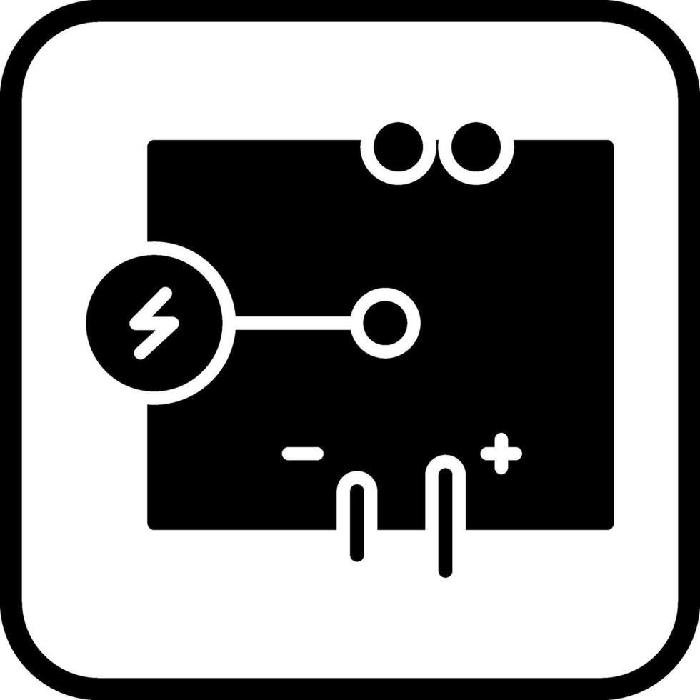 elektrisch stroomkring vector icoon