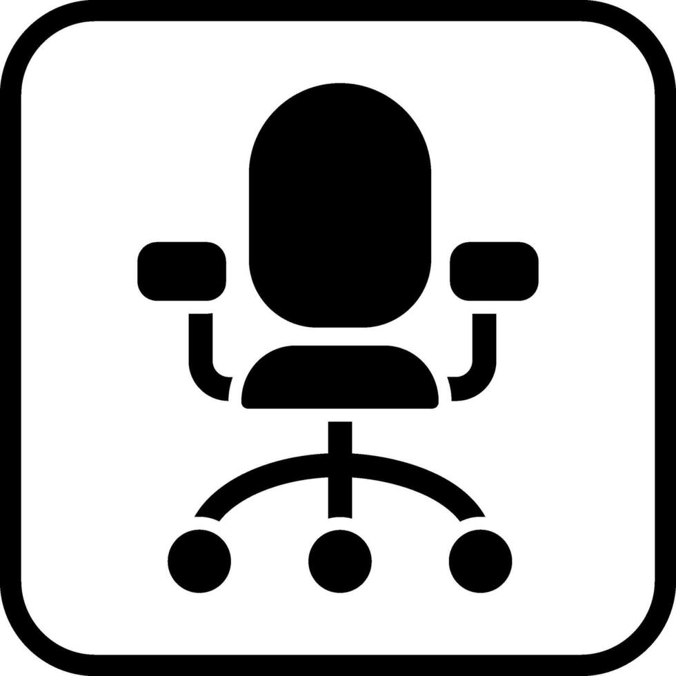 draaiend stoel vector icoon