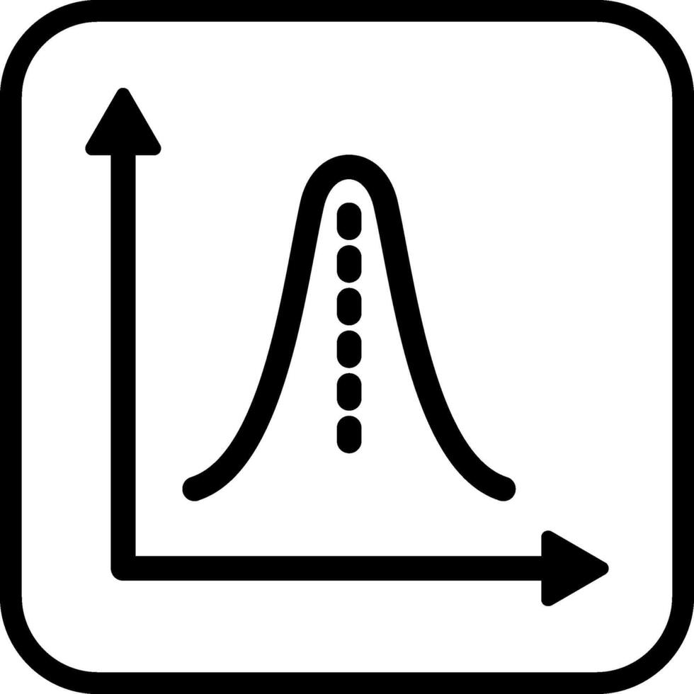 histogram vector icoon