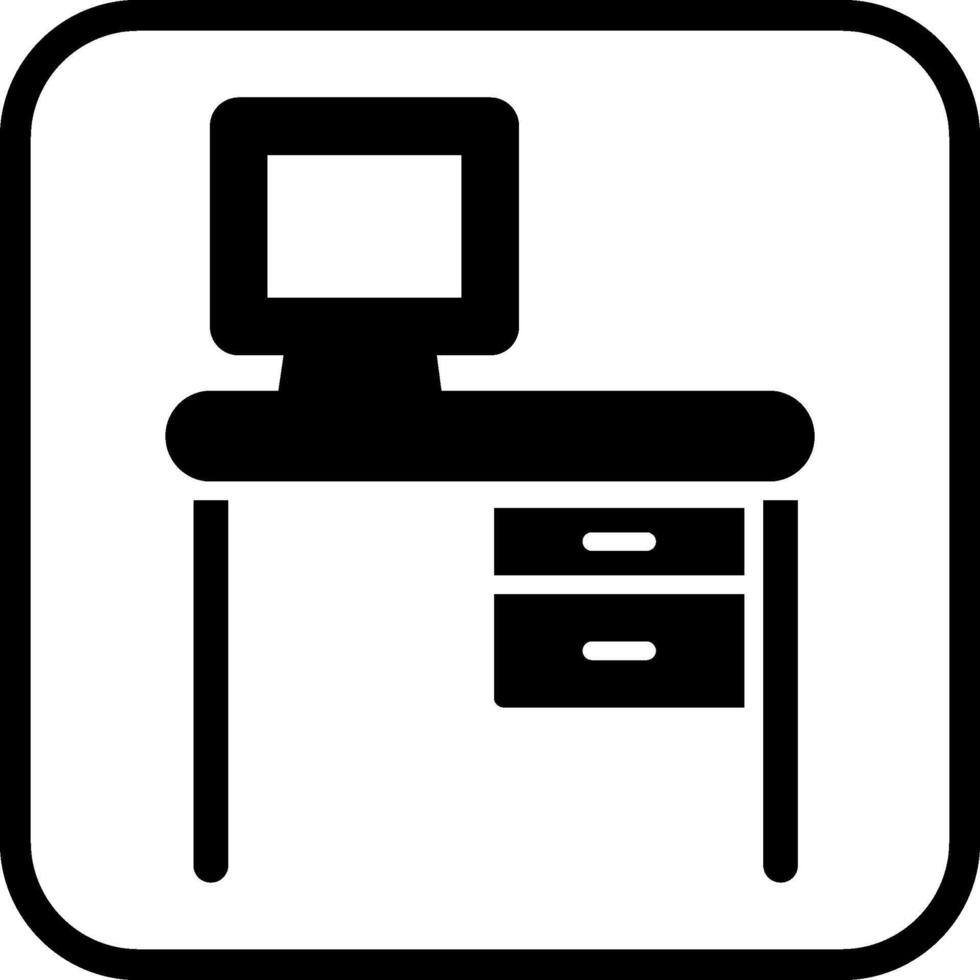 bureau vector pictogram