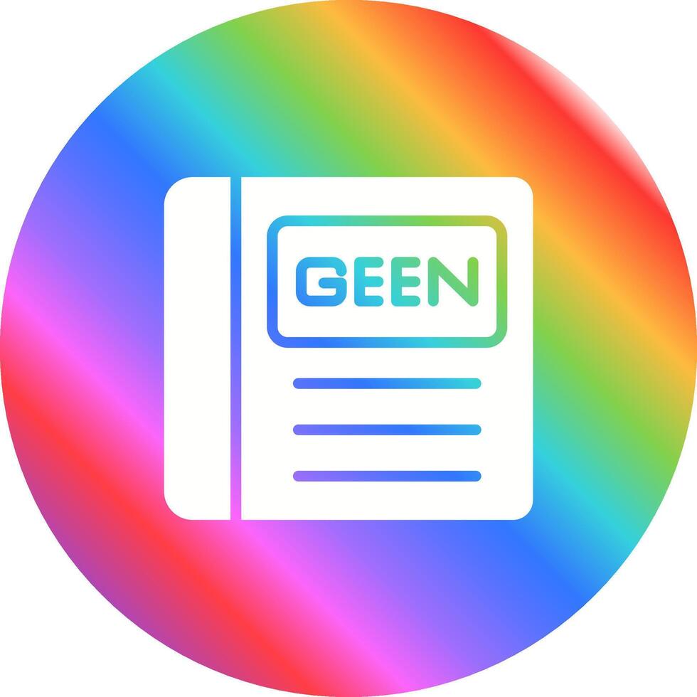 groen boek vector icoon