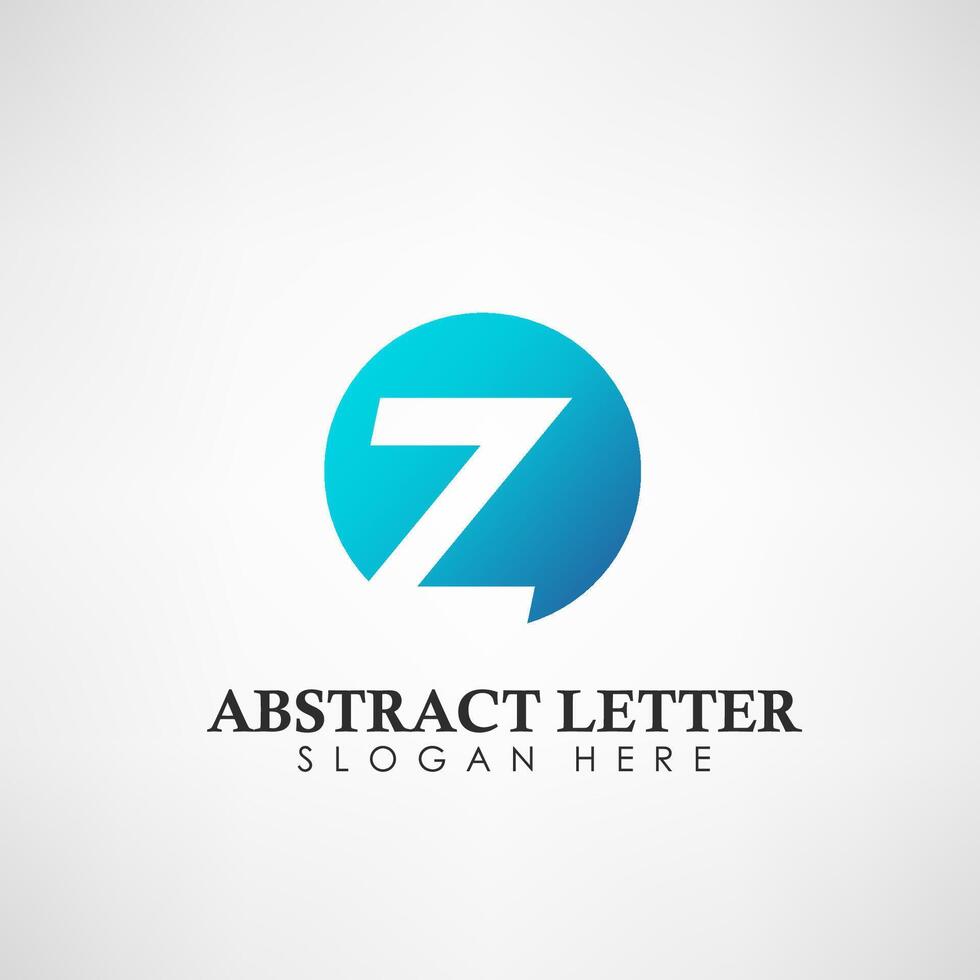 abstract brief z logo. geschikt voor handelsmerken, bedrijf logo, en ander, vector illustratie