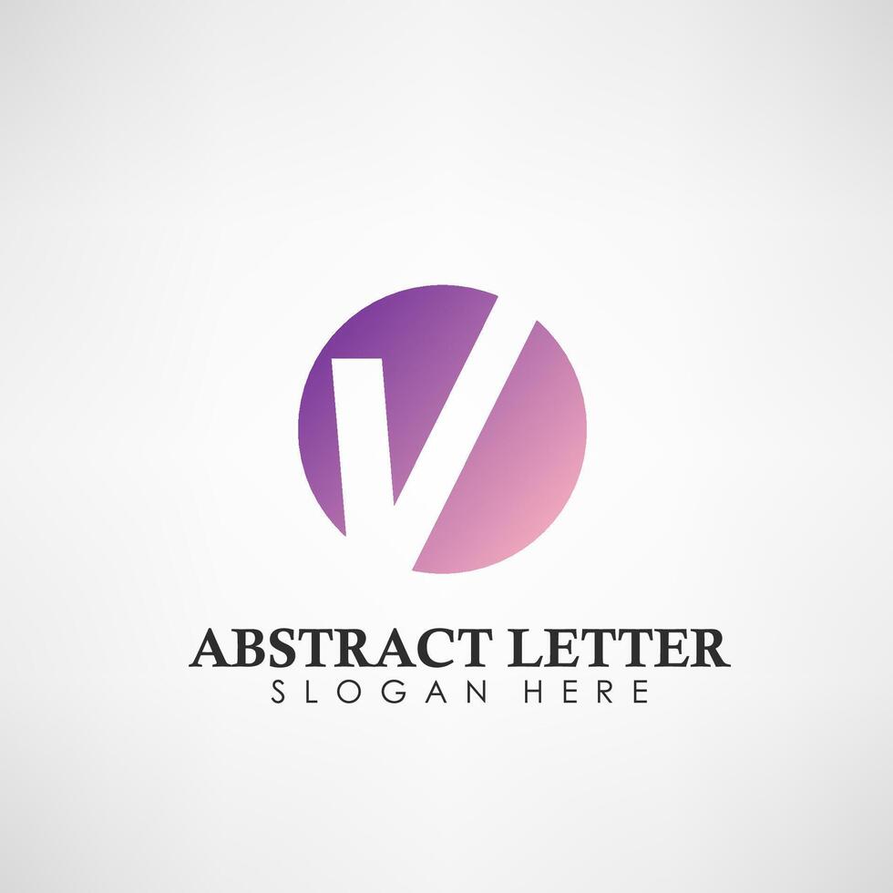 abstract brief v logo. geschikt voor handelsmerken, bedrijf logo, en ander, vector illustratie