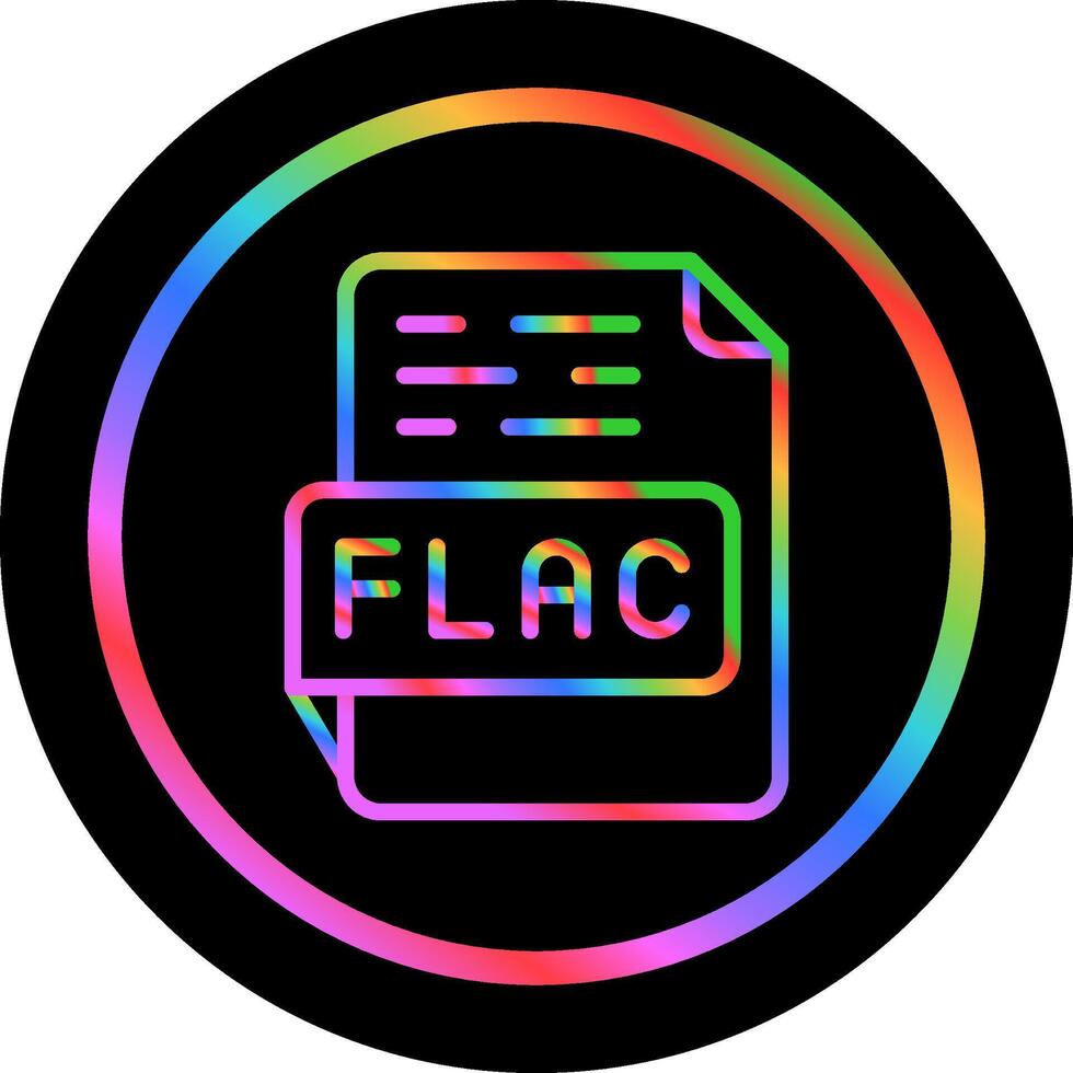 flac vector icoon