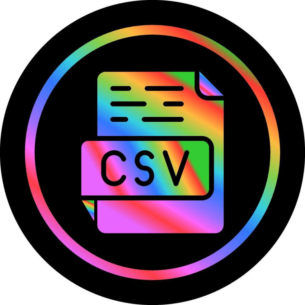 csv vector icoon