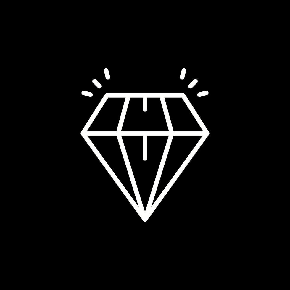 diamant vector pictogram