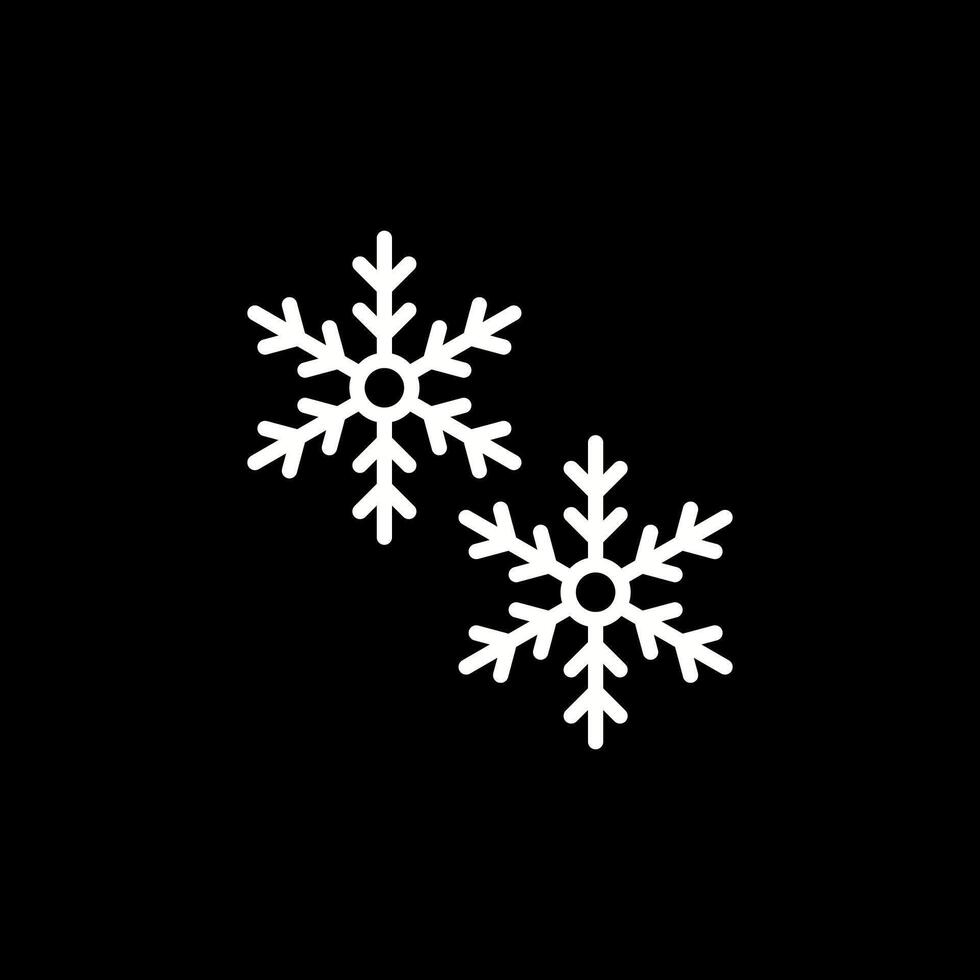 sneeuwvlokken vector icoon