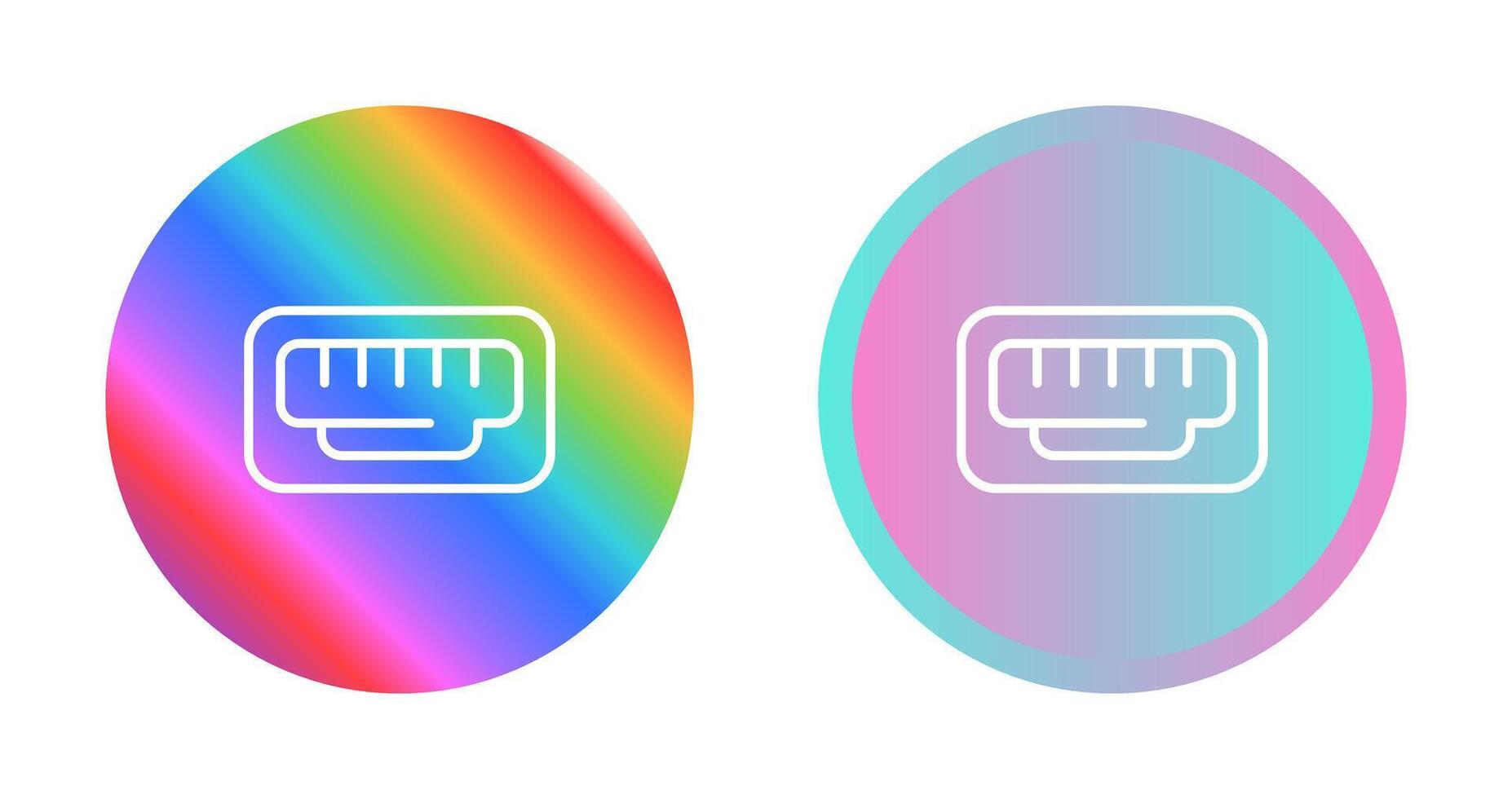 ethernetpoort vector pictogram