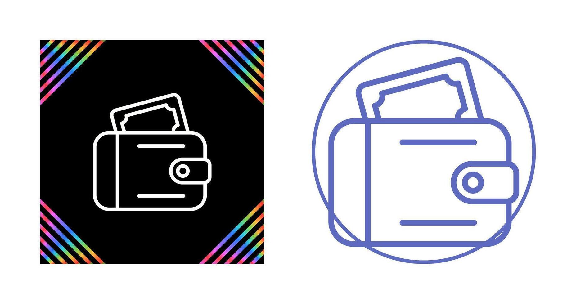 portemonnee vector pictogram