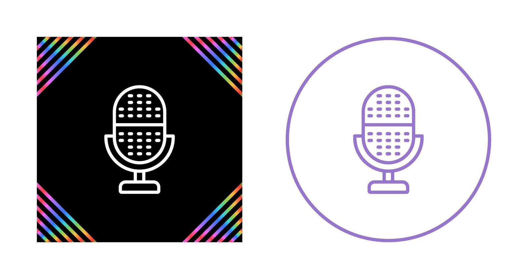 microfoon vector pictogram