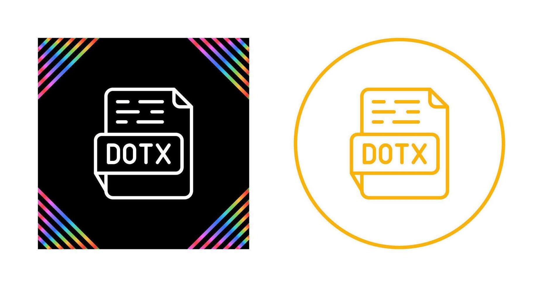 dotx vector icoon