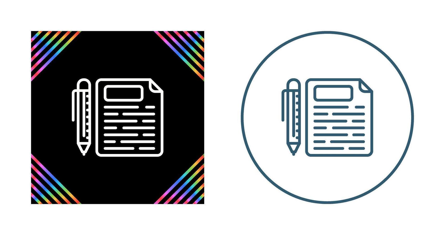 contract vector pictogram