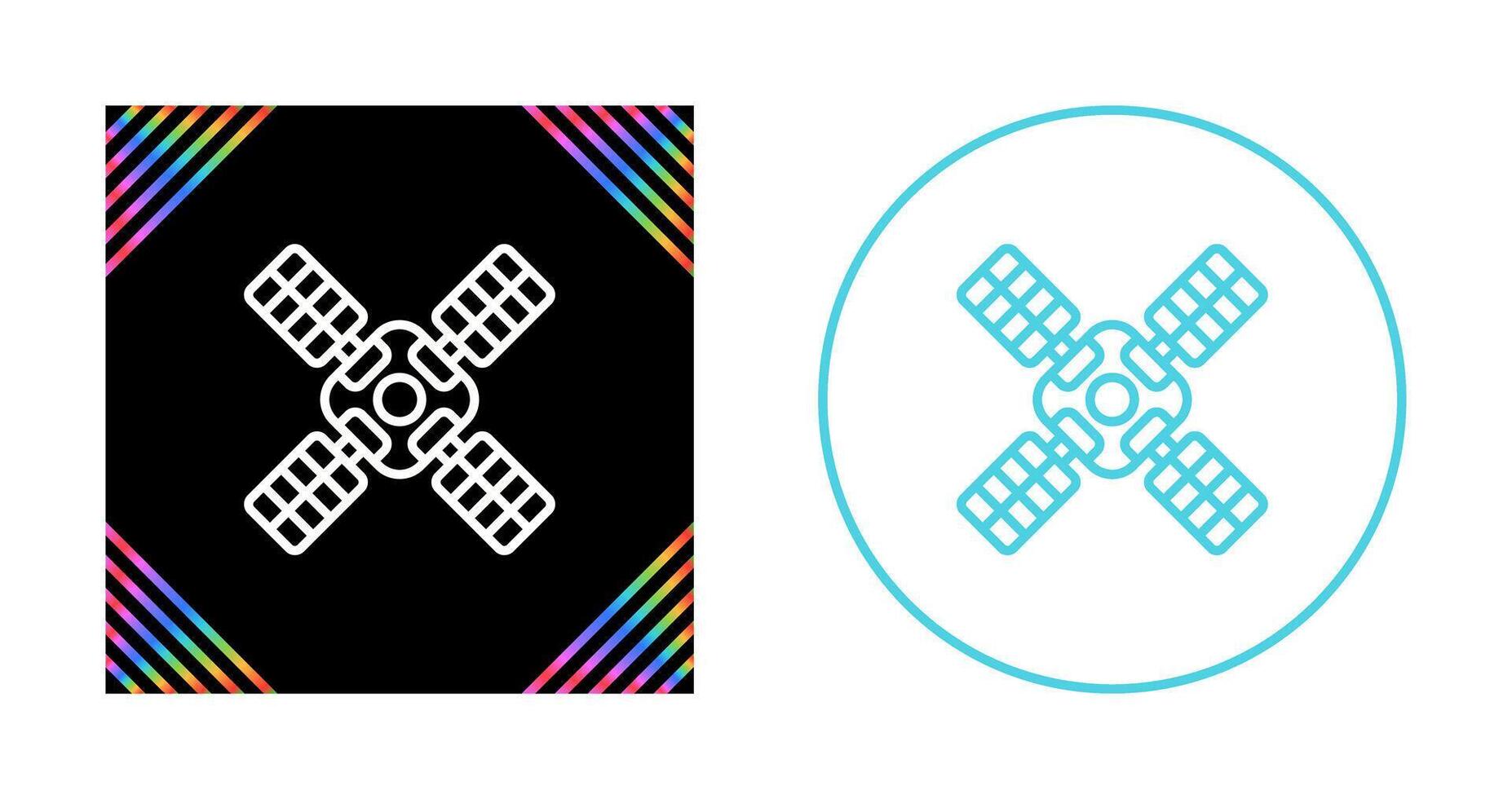 satelliet vector pictogram