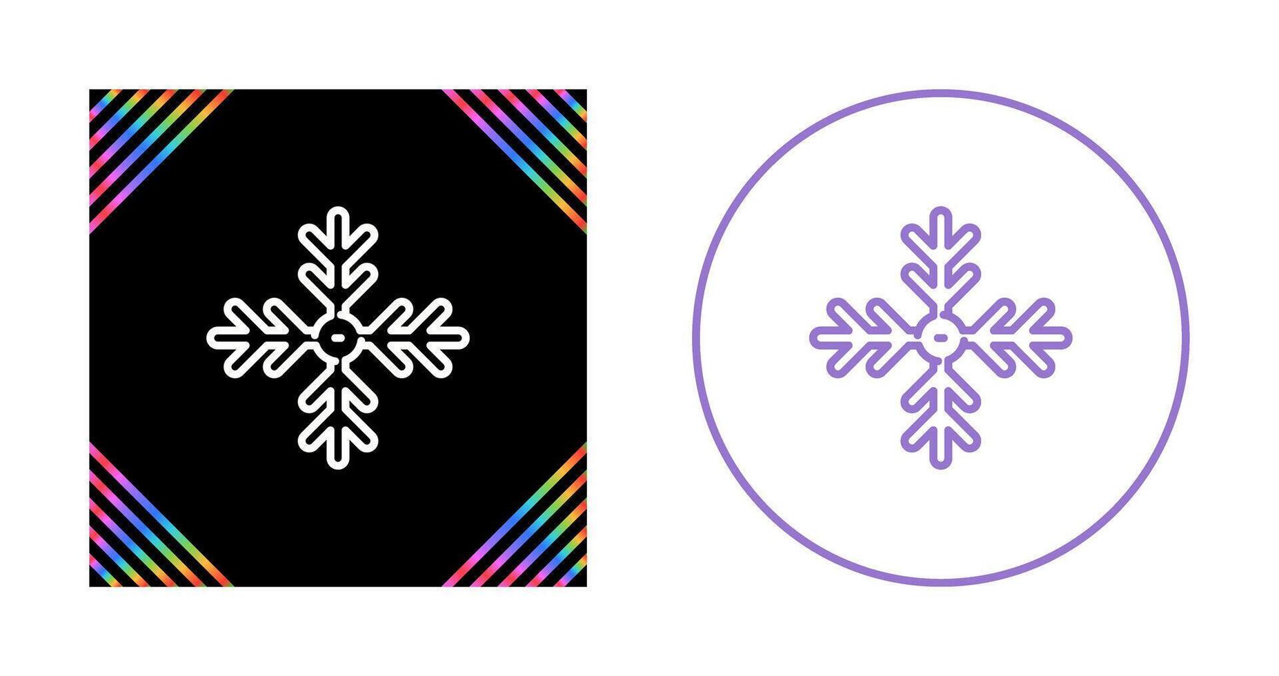 sneeuwvlok vector pictogram