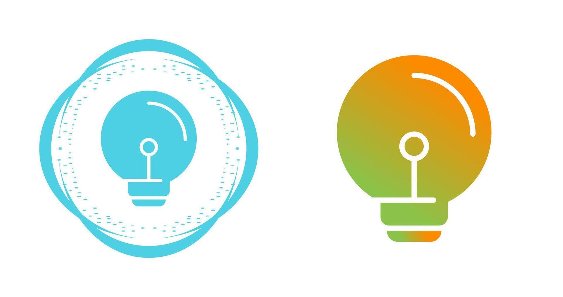 gloeilamp vector pictogram