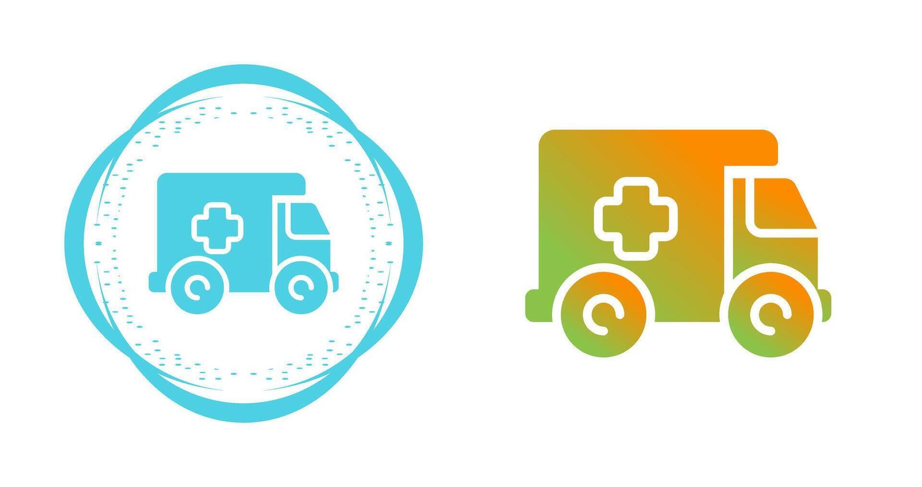 ambulance vector pictogram