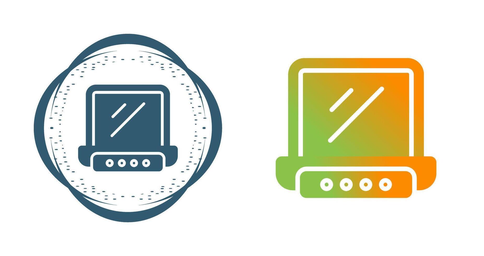 laptop vector pictogram