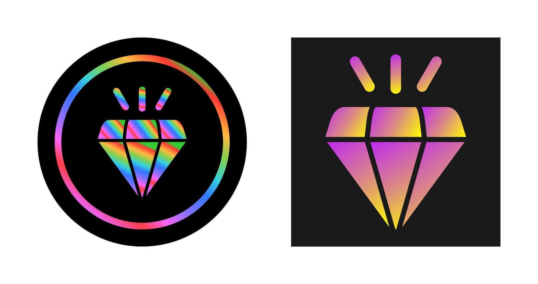 diamant vector pictogram