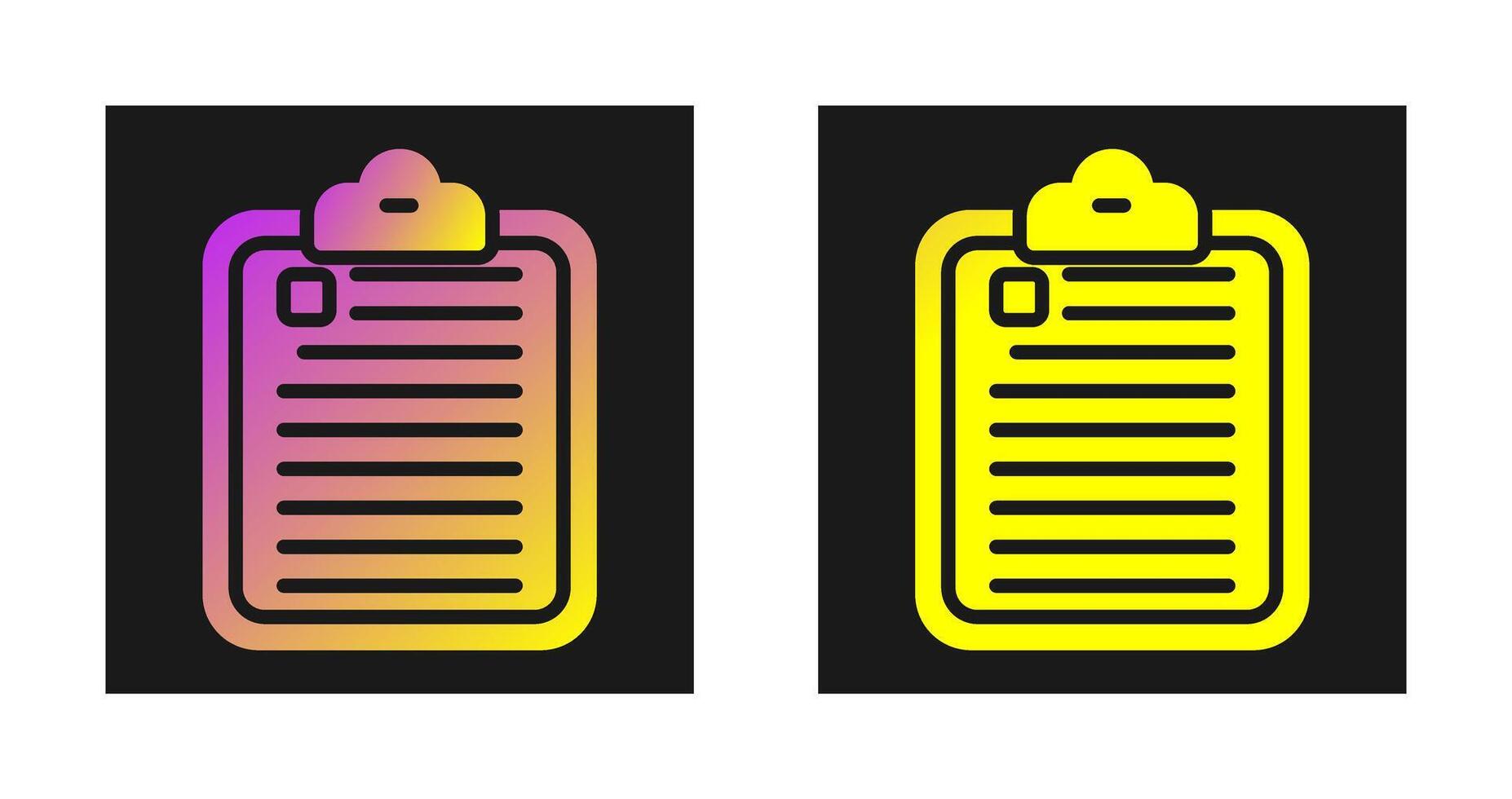 Klembord vector pictogram