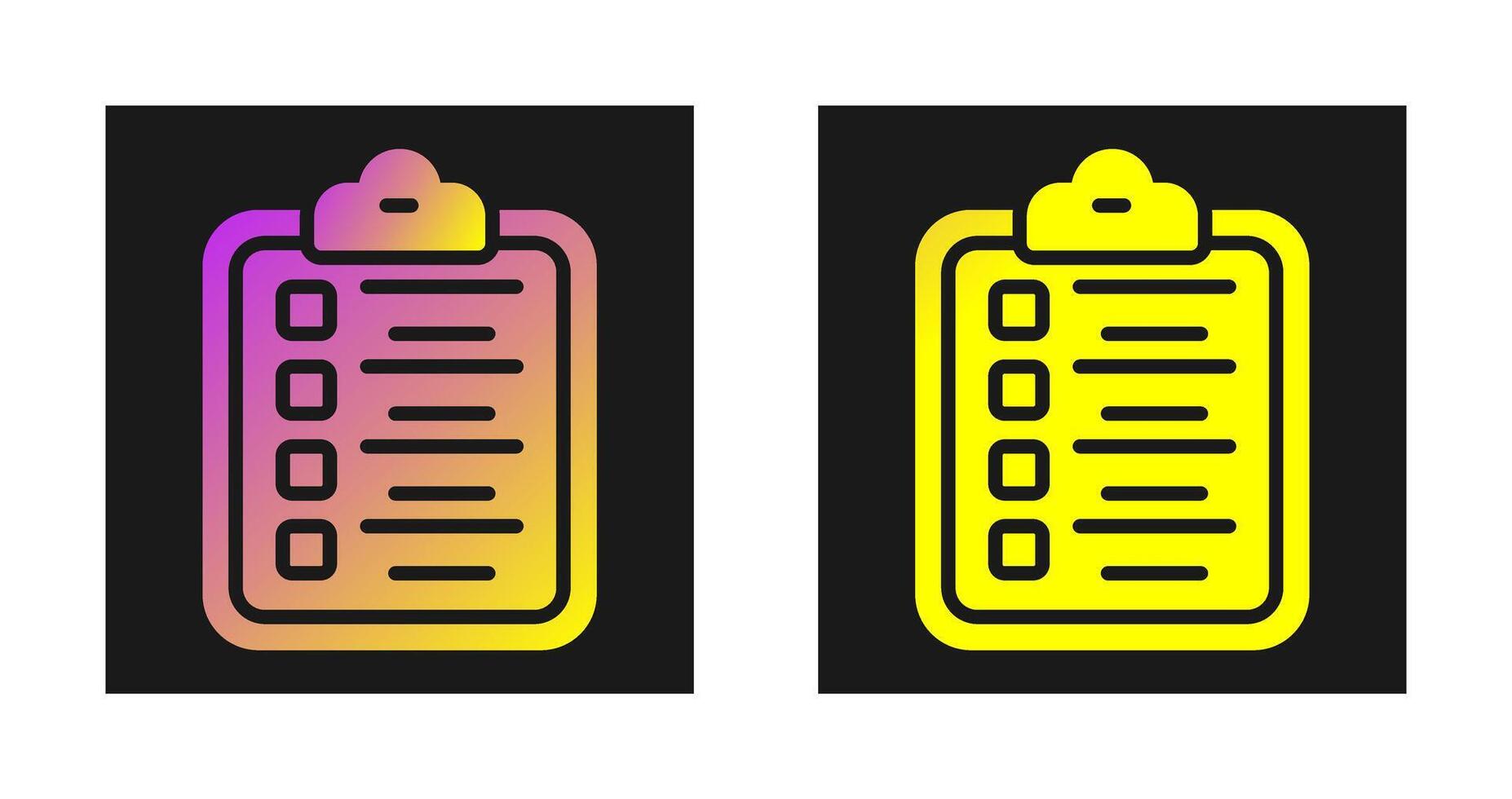 klembord checklist vector icon