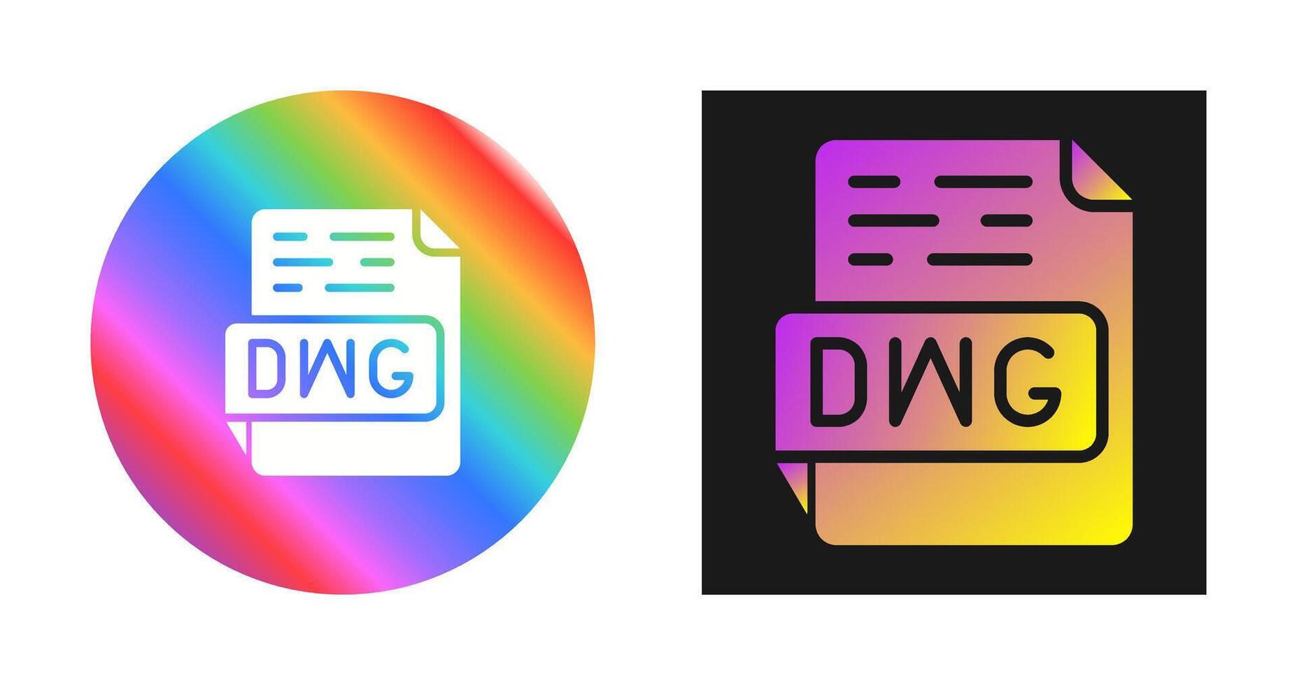 dwg vector icoon