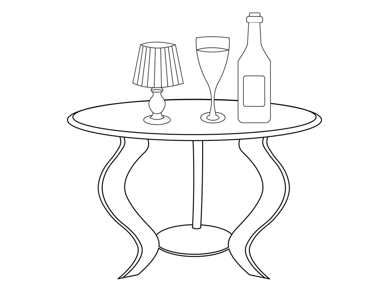 koffie en thee tafel met glas en houten tafel, kop van heet thee en thee blad Aan de houten tafel en de thee plantages achtergrond vector