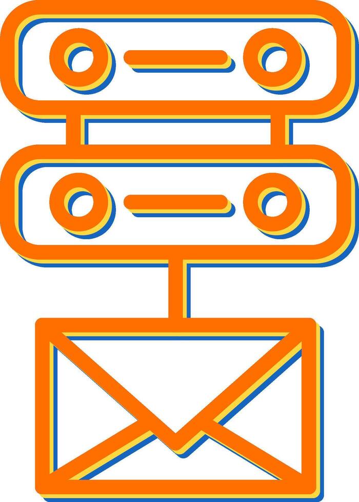 e-mail server vector icoon