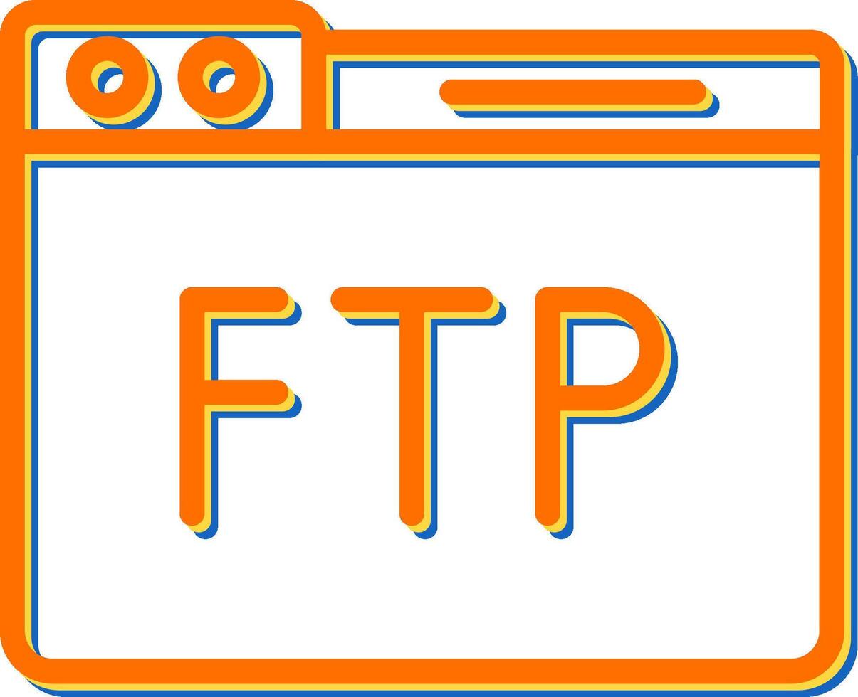 ftp vector icoon