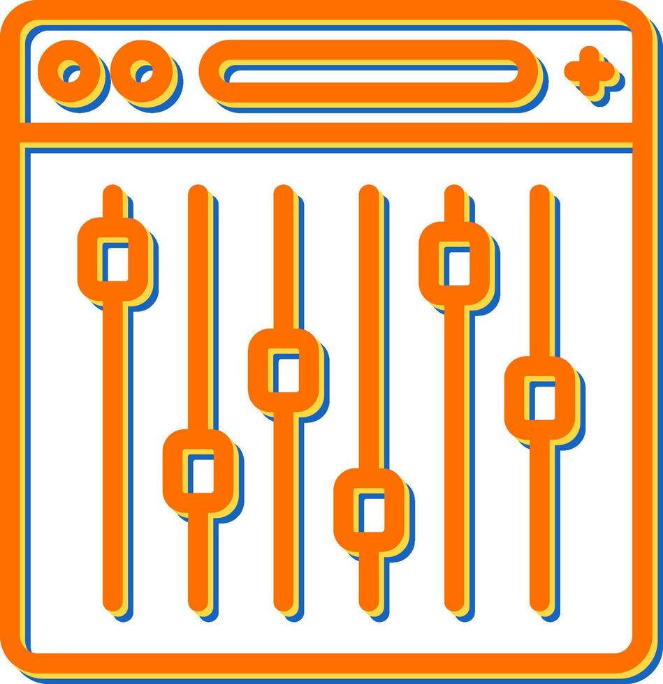 instellingen vector pictogram