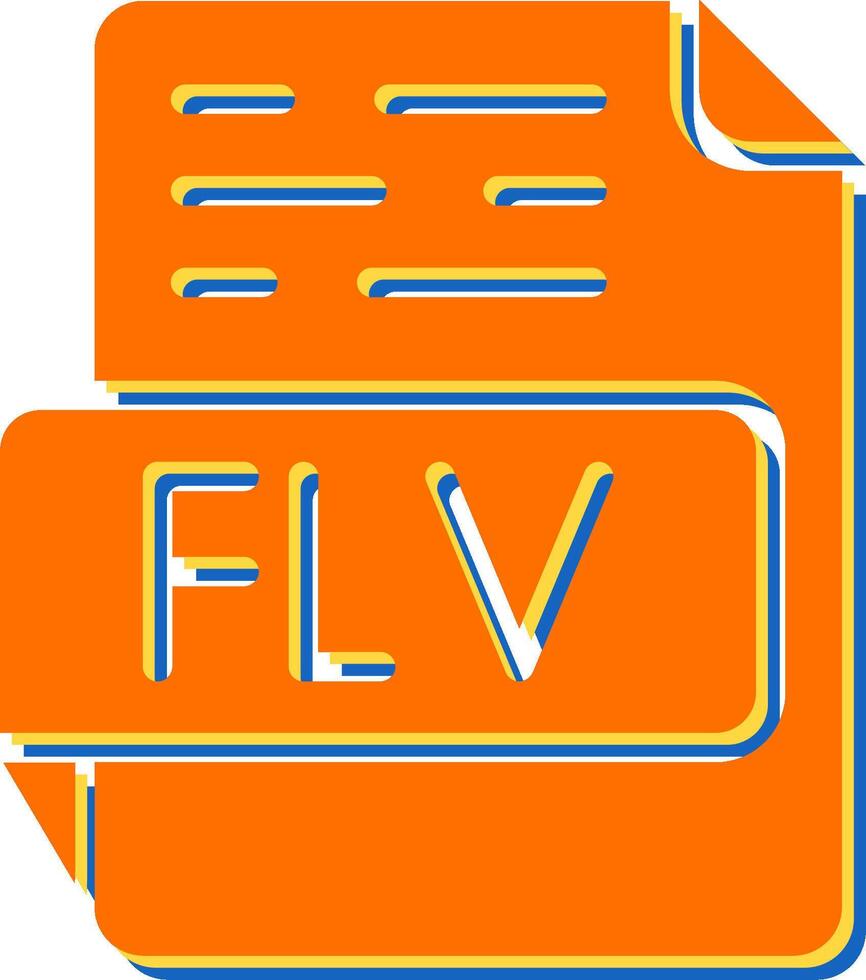 flv vector icoon