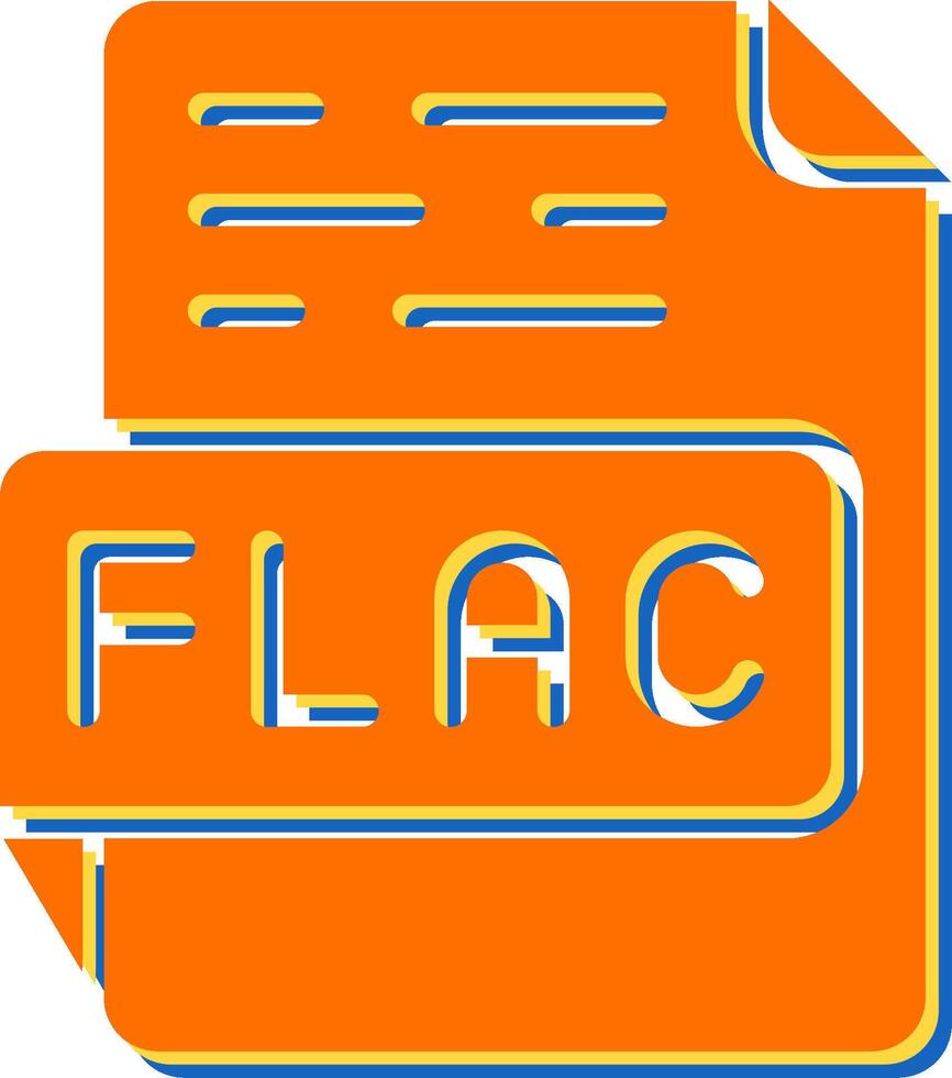 flac vector icoon