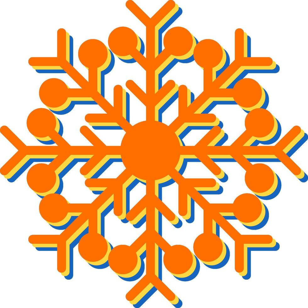 sneeuwvlok vector pictogram