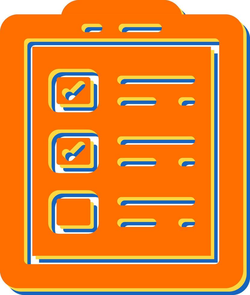 controlelijst vector pictogram