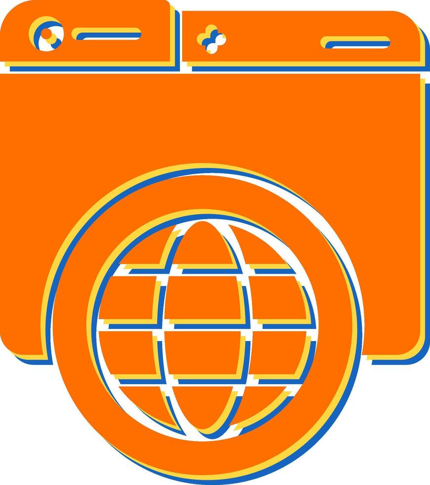 wereldbol vector pictogram