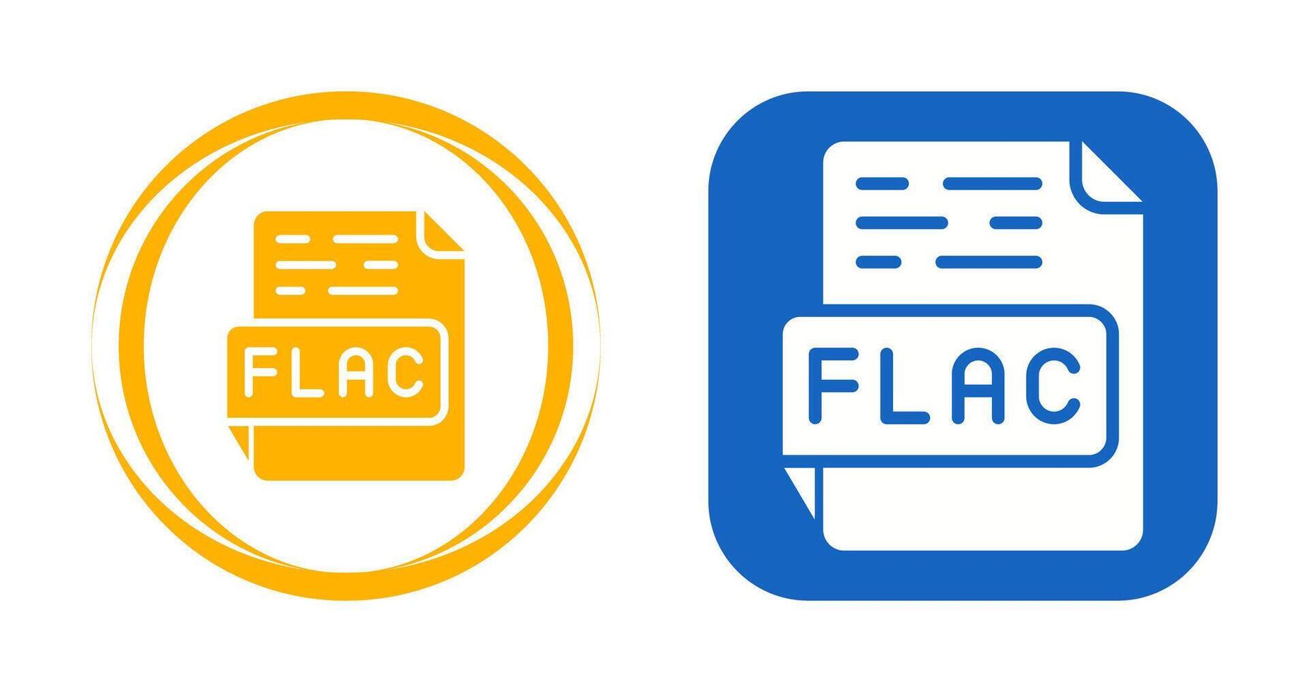 flac vector icoon