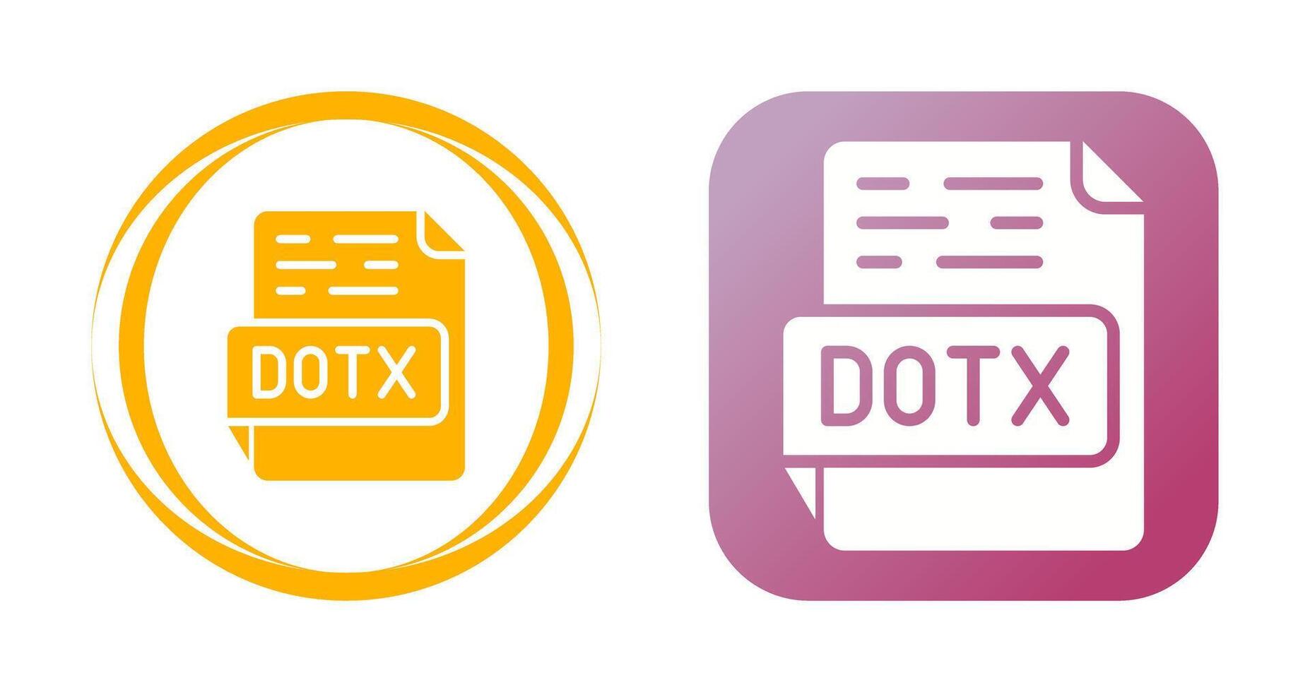 dotx vector icoon