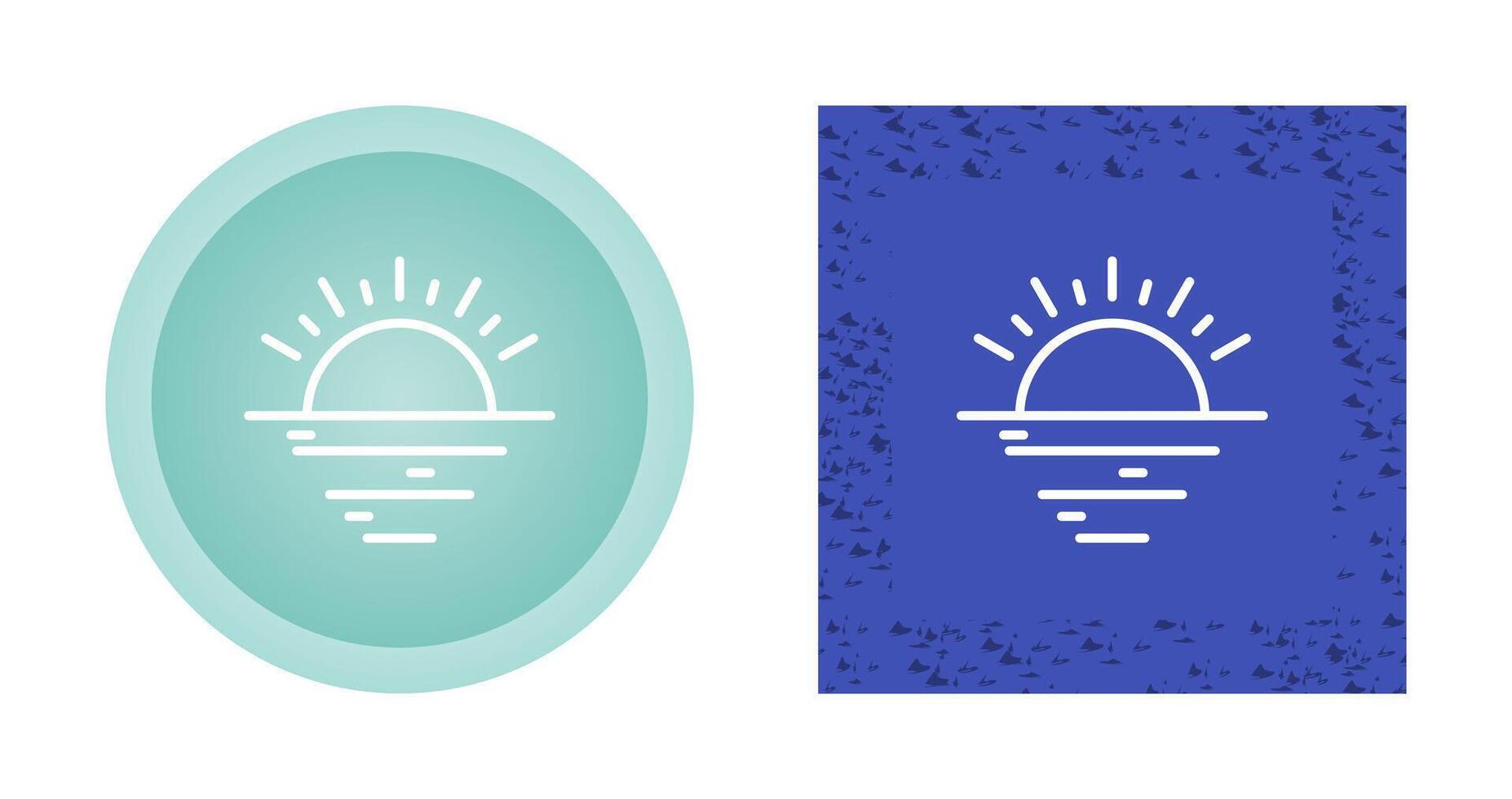 zonsondergang vector pictogram