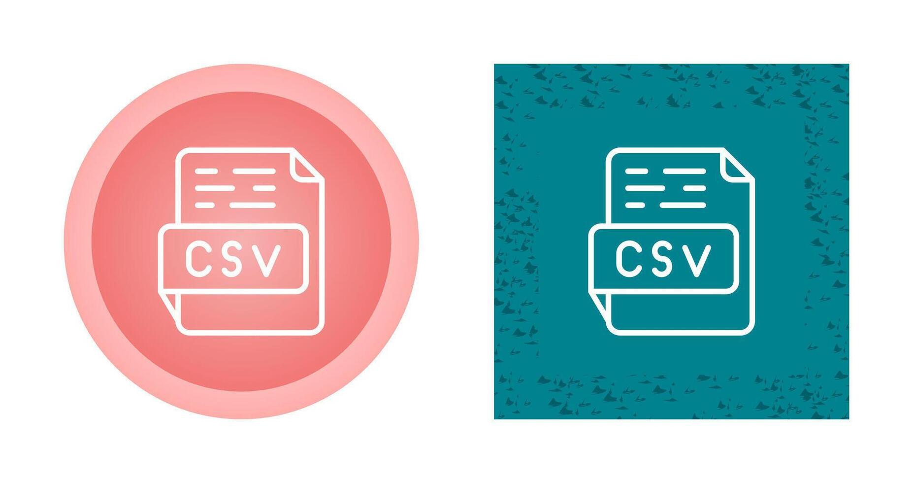 csv vector icoon