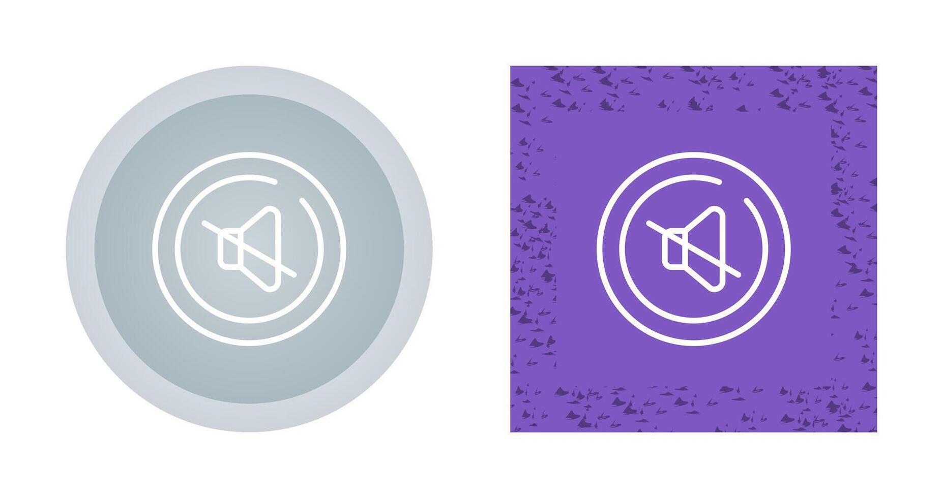 volume uit cirkel vector icoon