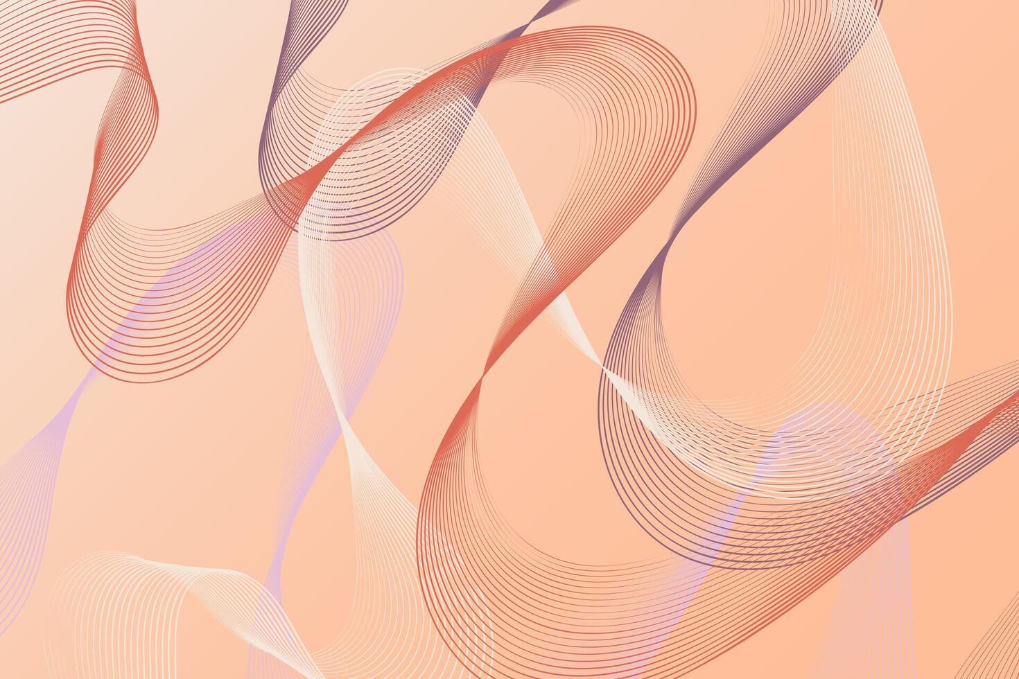 abstract achtergrond in divers tinten van roze met golvend lijnen creëert een dynamisch en visueel innemend samenstelling vector