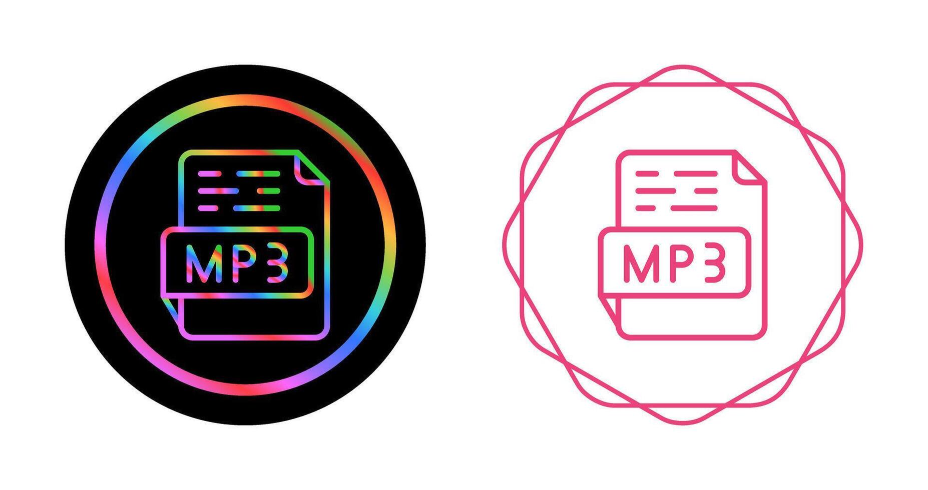 mp3 vector icoon