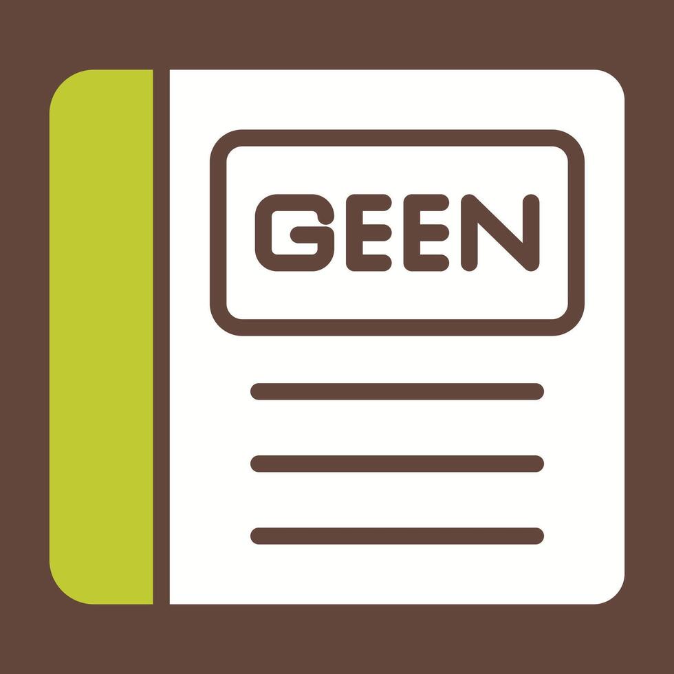 groen boek vector icoon